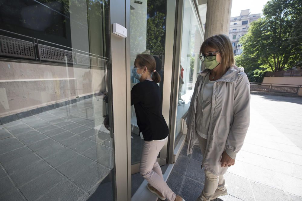 Obertura de comerços i terrasses a Manresa el primer dia de la fase 1