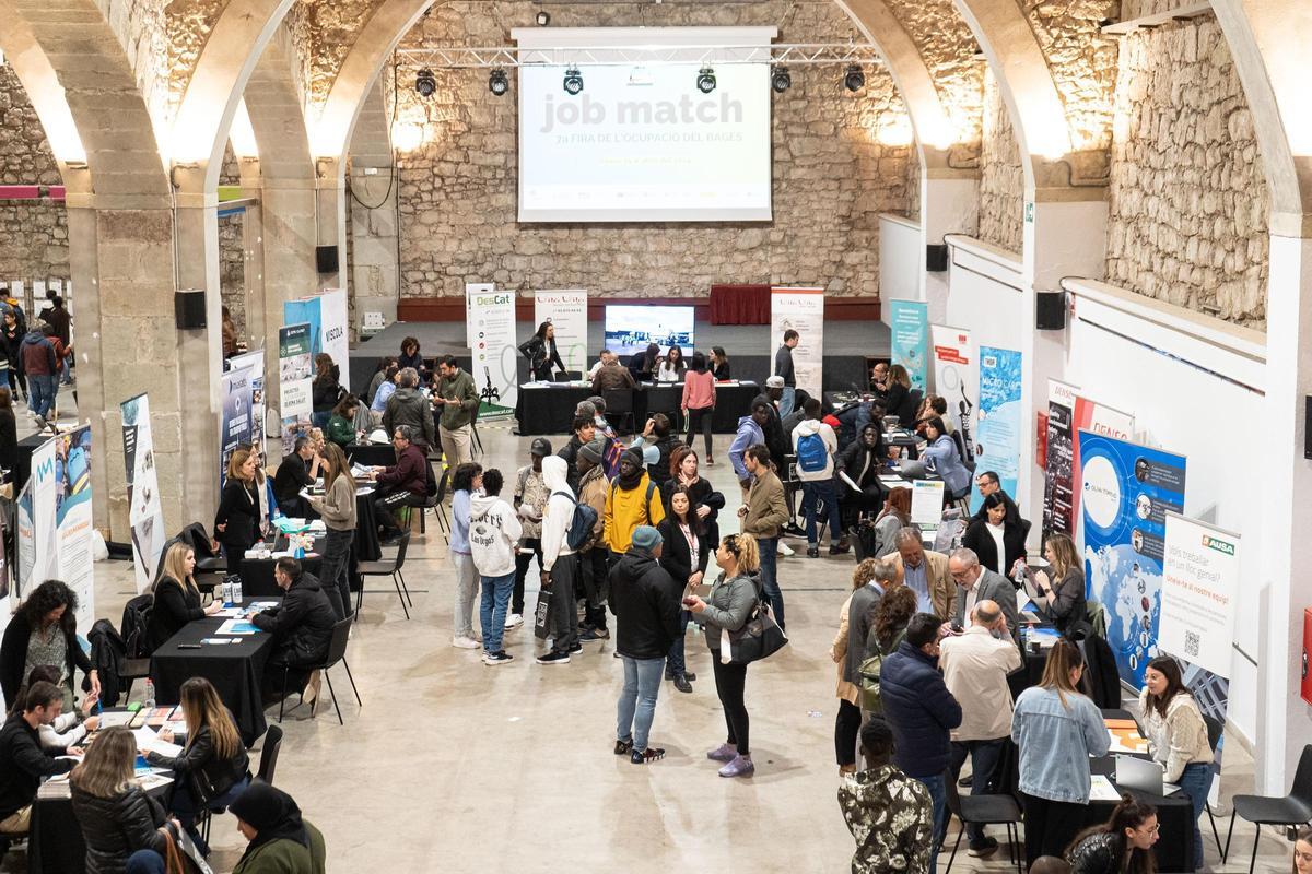 Ambient en la darrera edició de la Fira de l'Ocupació del Bages