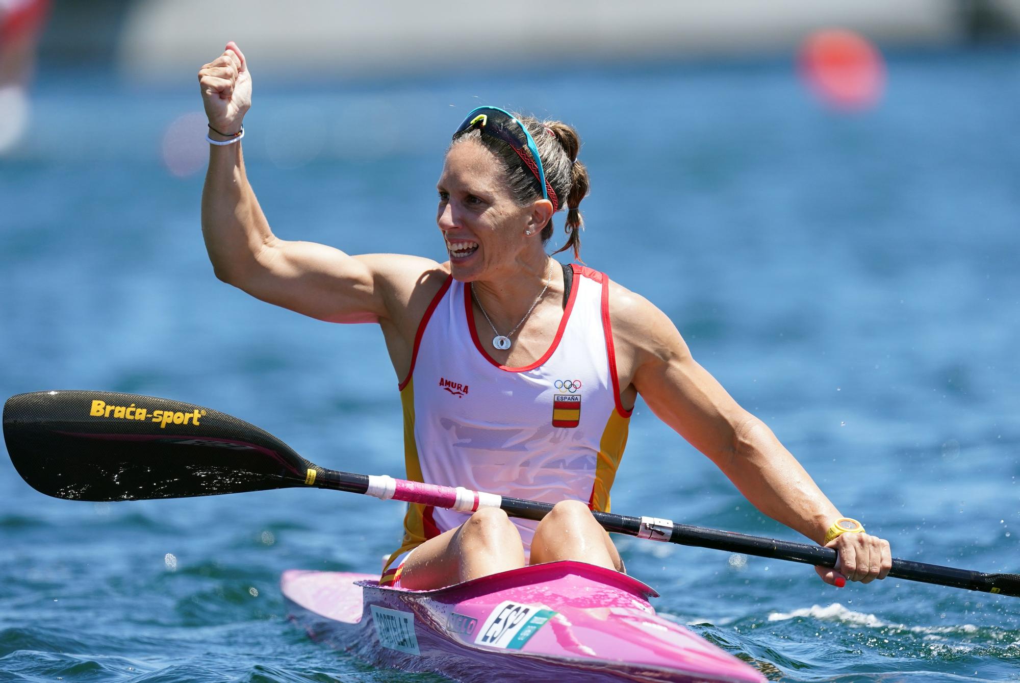 Teresa Portela alcanza la medalla de plata en el K1 200