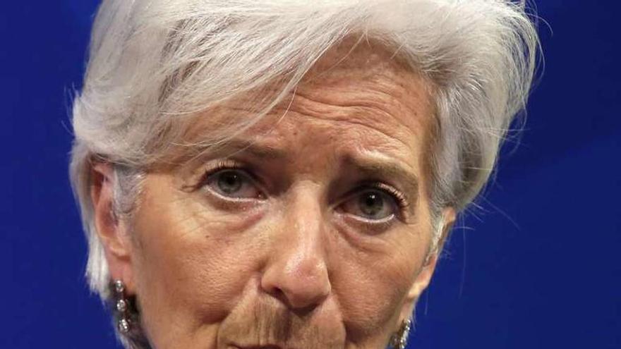 La directora gerente del FMI, Christine Lagarde.