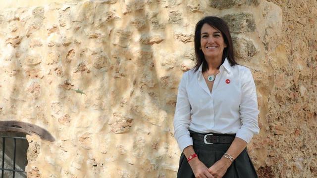 Ana Juan en sa Capella de sa Tanca Vella, en Sant Francesc.  c.c.