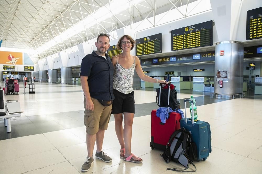 Operación salida de agosto en el aeropuerto de Gran Canaria