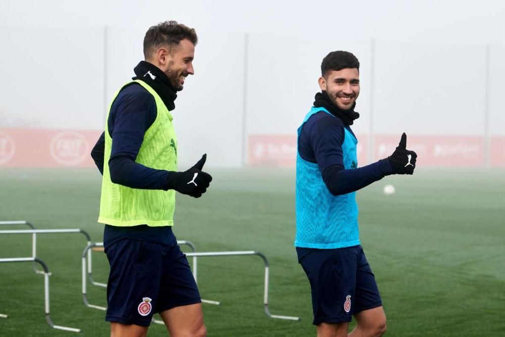 El Girona s''entrena a La Vinya