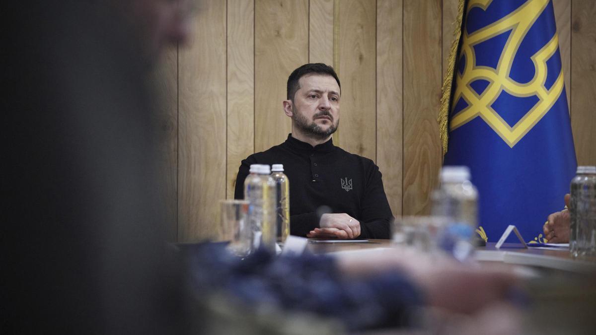 El presidente de Ucrania, Volodimir Zelenski.