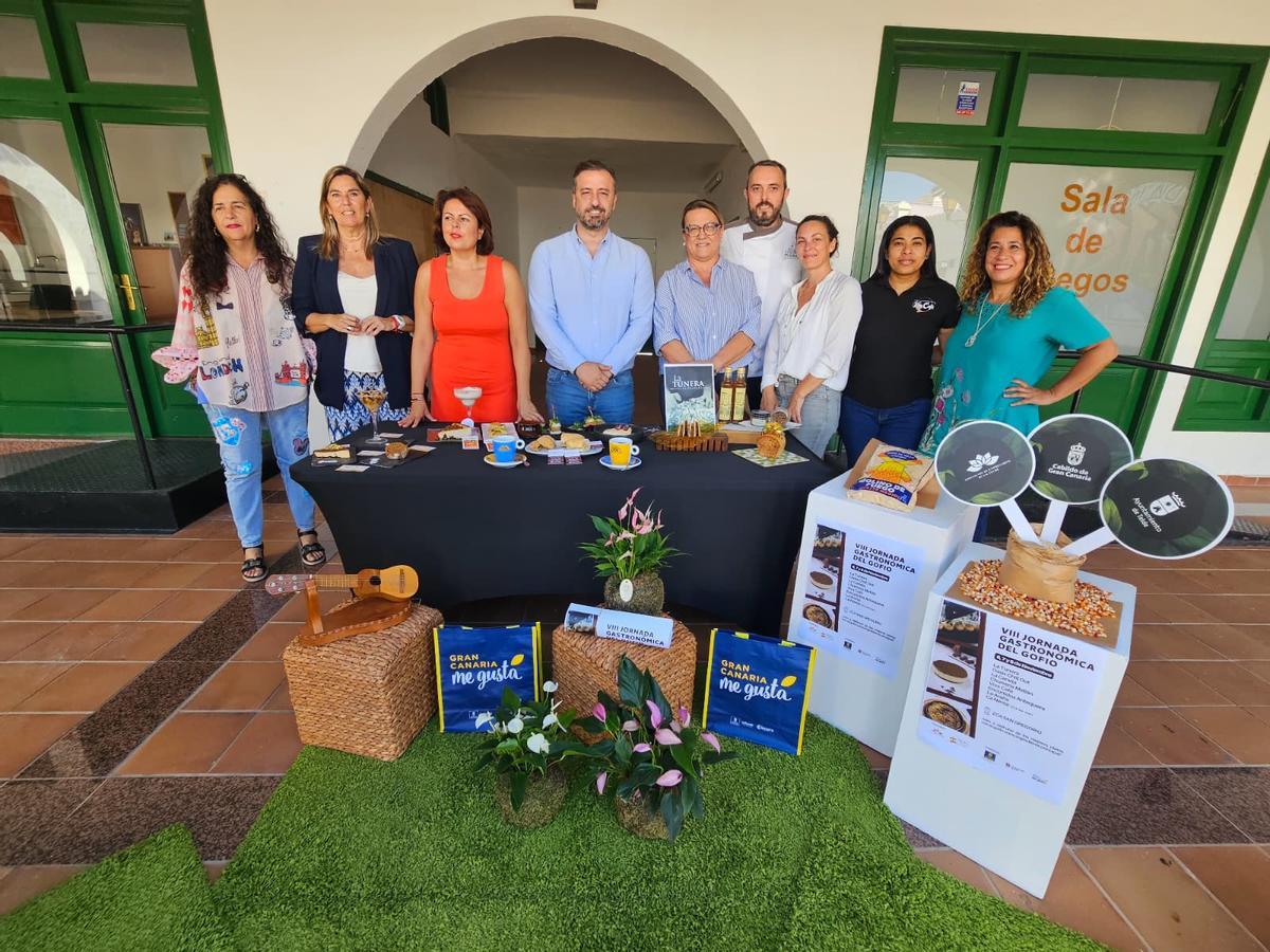 Imagen de la presentación de las VIII Jornada Gastronómica del Gofio de Telde, que cuenta con la participación de ocho establecimientos locales.