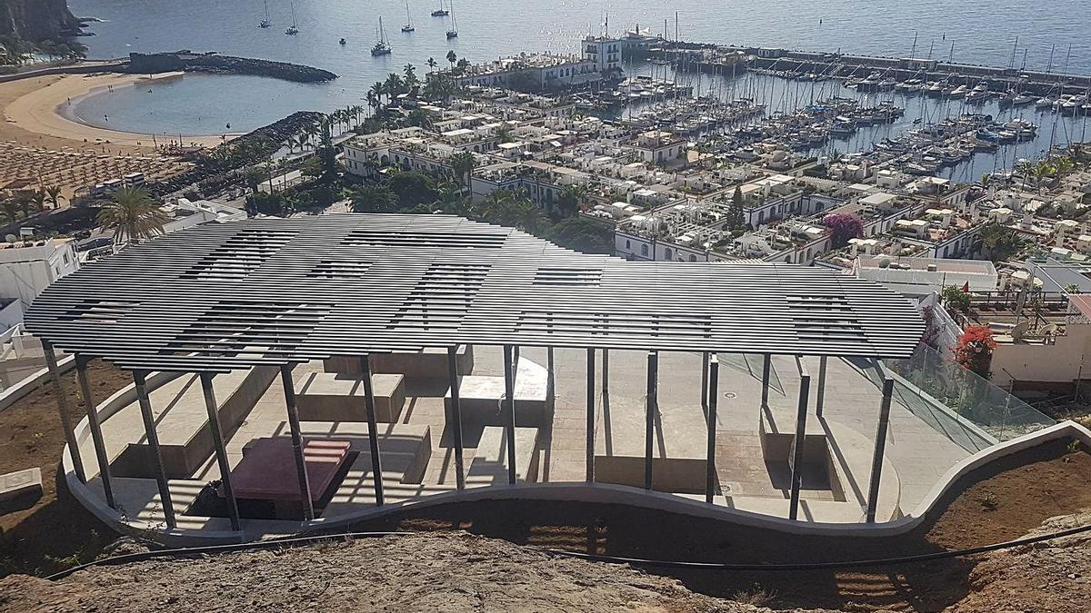 El mirador de Playa de Mogán permitirá acoger eventos tras 
su remodelación