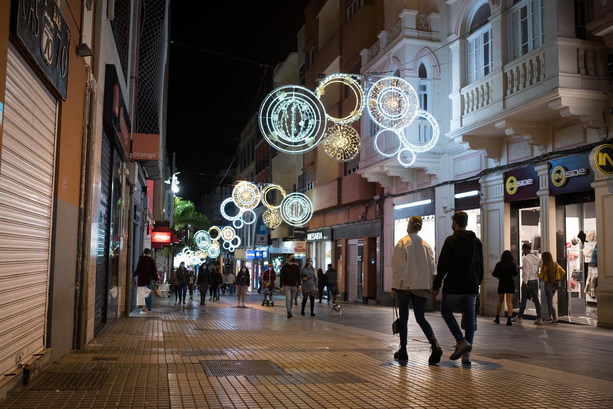 Encendido del alumbrado navideño en Santa Cruz de Tenerife