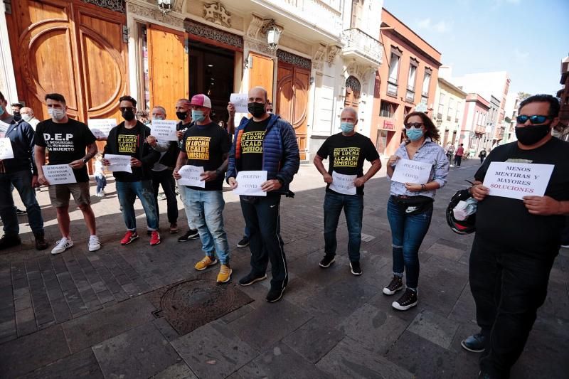 Blas Trujillo y Julio Pérez se reúnen con los alcaldes de Tenerife para estudiar las medidas COVID