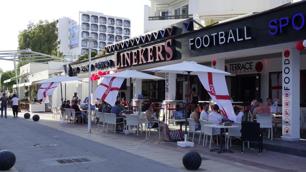 Magaluf se blinda contra los 'hooligans' ante el Inglaterra-Túnez