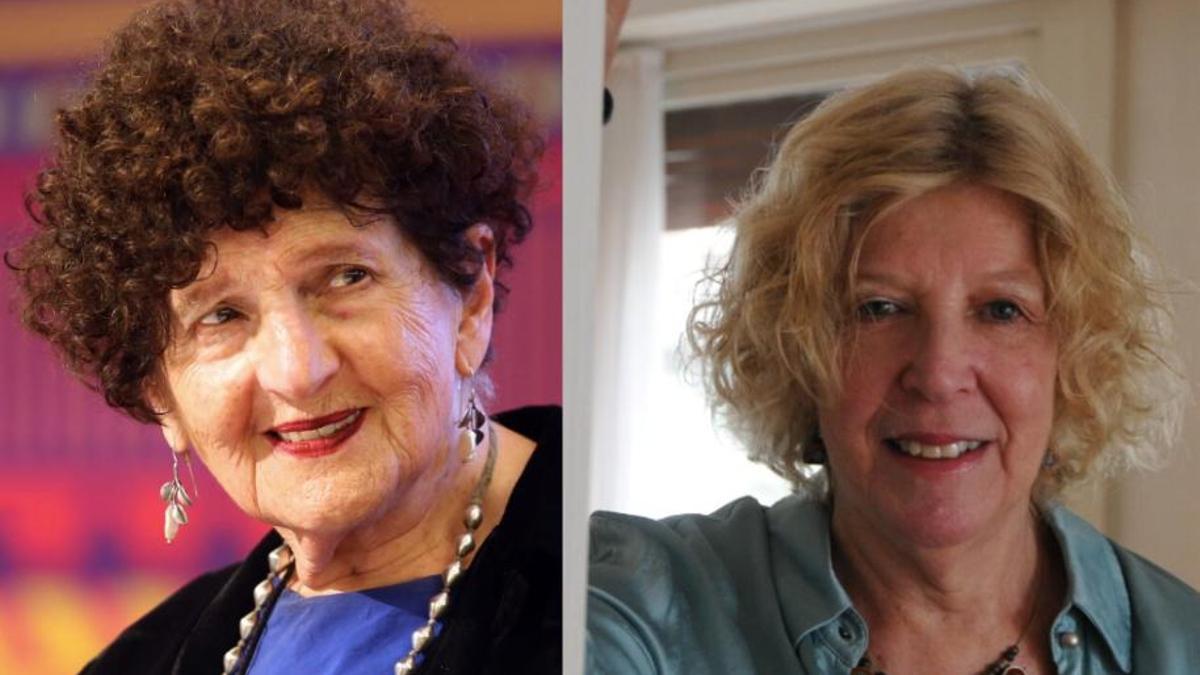 La escritoras Margo Glantz y Tamara Kamenszain