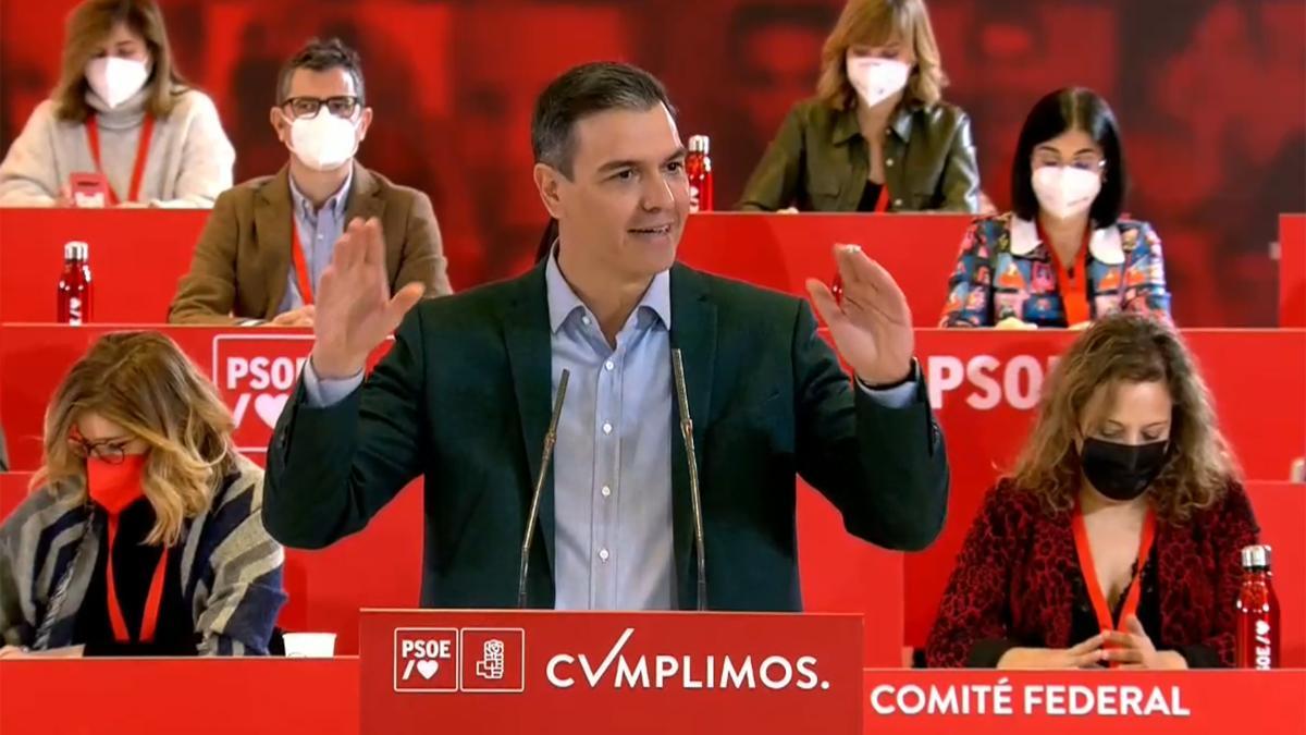 Sánchez pide al PSOE que se vuelque en defender el pacto de reforma laboral