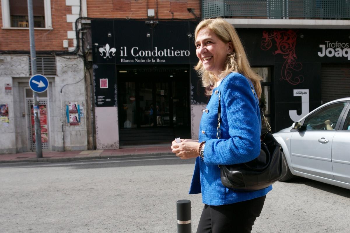 La infanta Cristina, este martes en Murcia