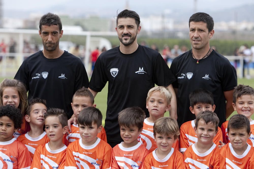 Inauguración de la escuela de fútbol de David Villa