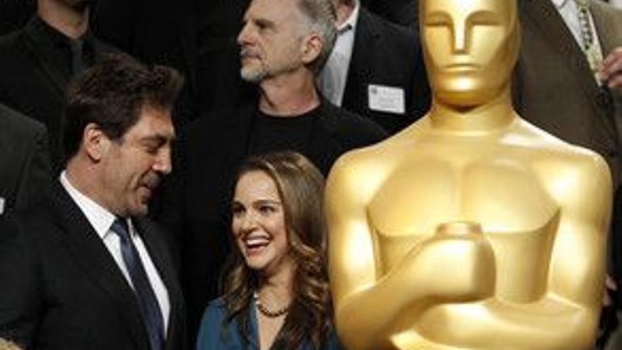 Bardem reaparece en la comida de los candidatos al Oscar