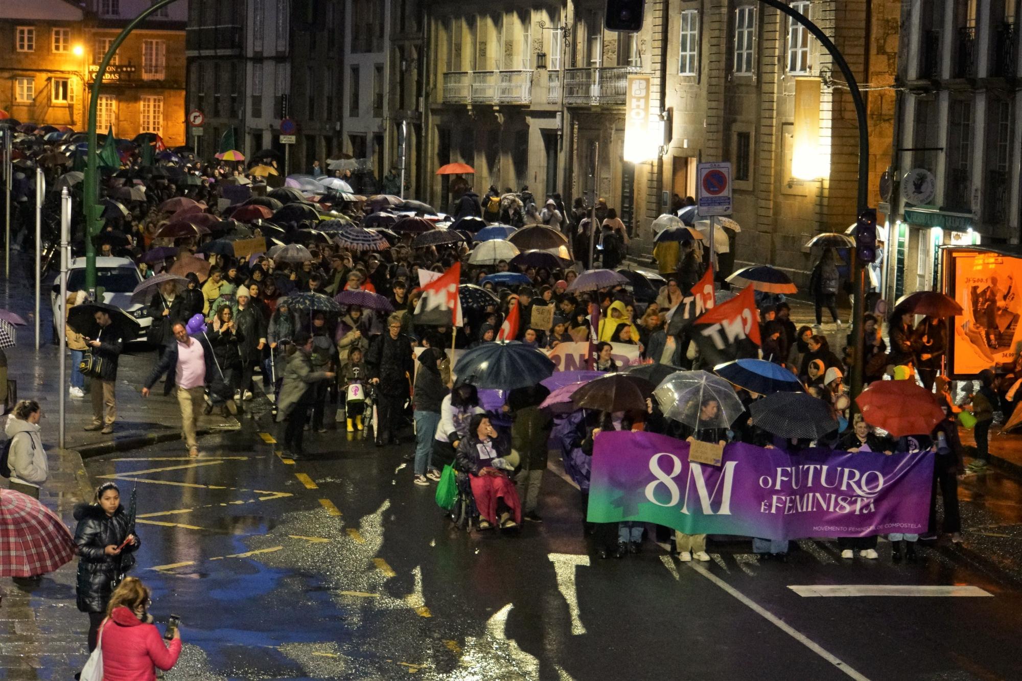 Manifestaciones 8M en Santiago de Compostela