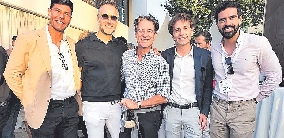 Victor Riccio, Rafa Ramos, Roberto Santos, José María Palencia y Sebastián Alomar.