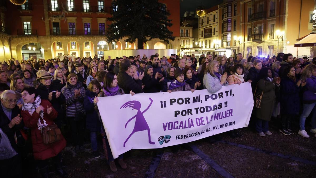 VÍDEO: Así fue el 25N en Gijón