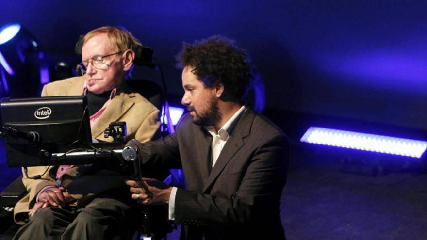 Stephen Hawking, en Tenerife.