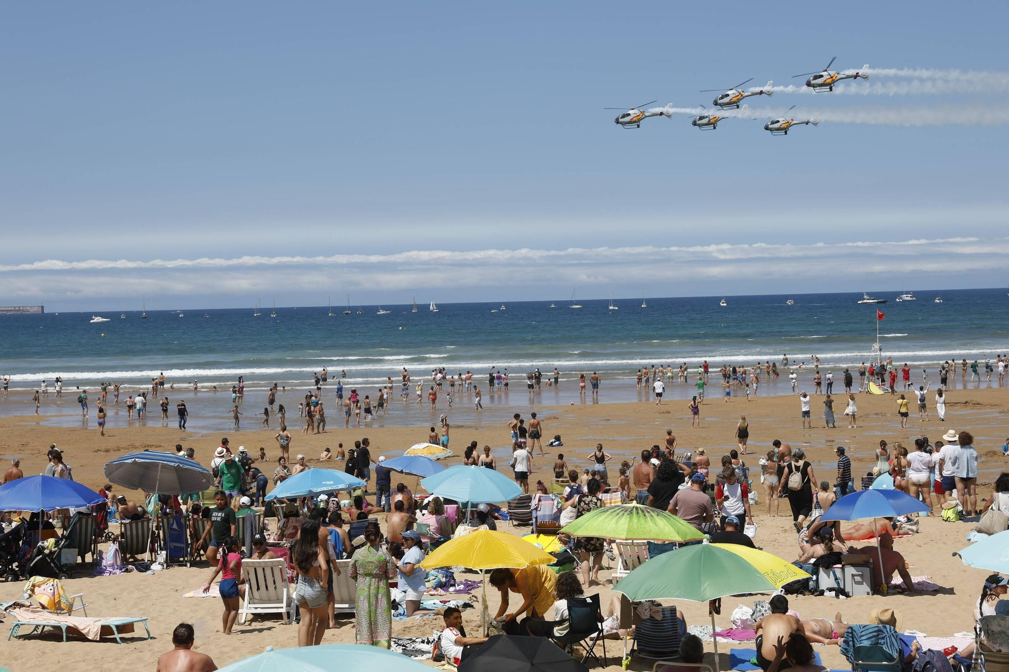 El espectacular y multitudinario Festival Aéreo de Gijón, en imágenes