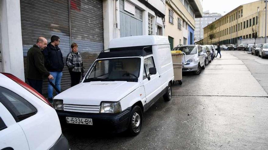 Zona de la calle Antonio Pedreira Ríos, donde sucedieron los hechos.