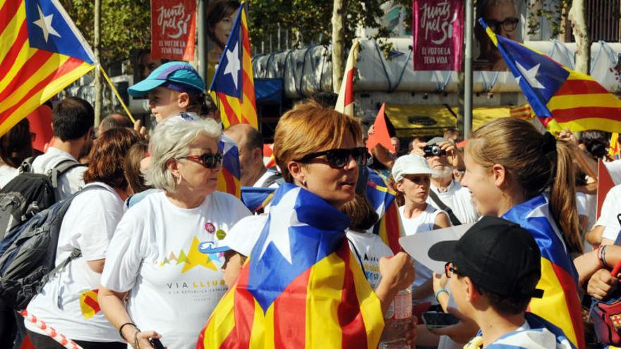 Membres de la delegació bagenca, en la manifestació de l&#039;any passat.