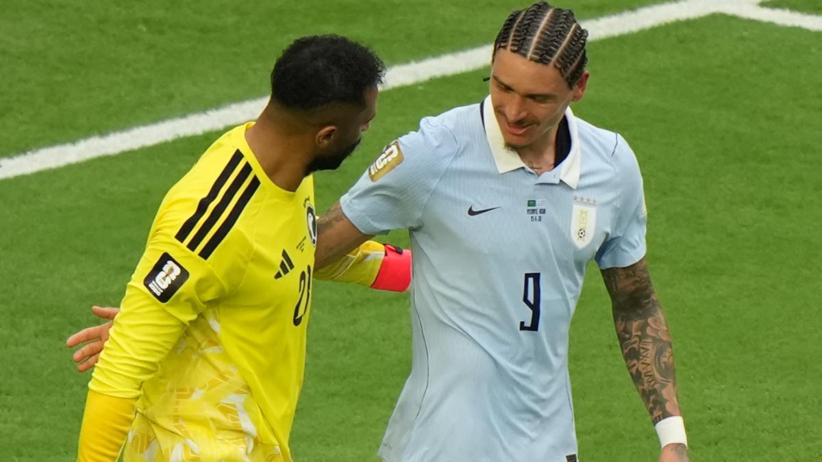 Darwin Núñez, en el duelo contra Arabia Saudí