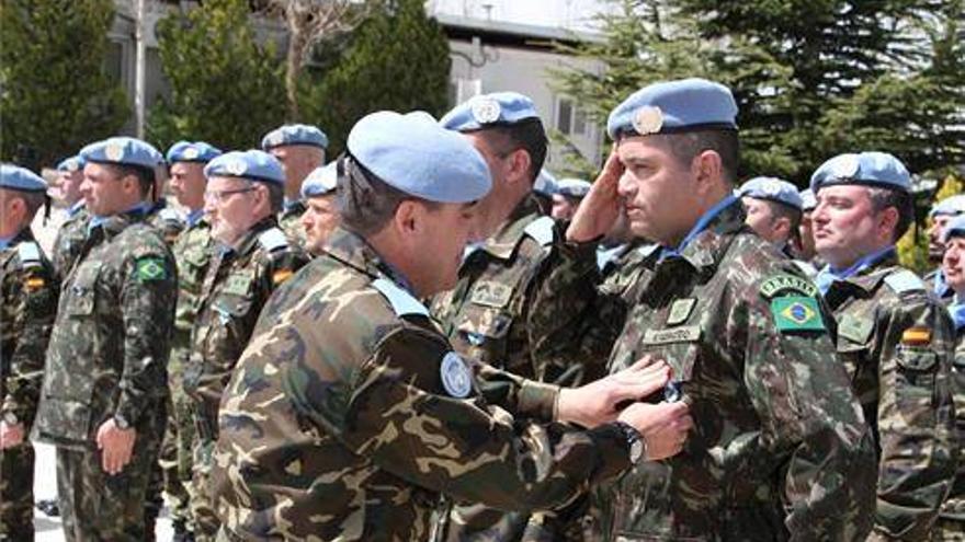 La ONU condecora a la Brigada en Líbano