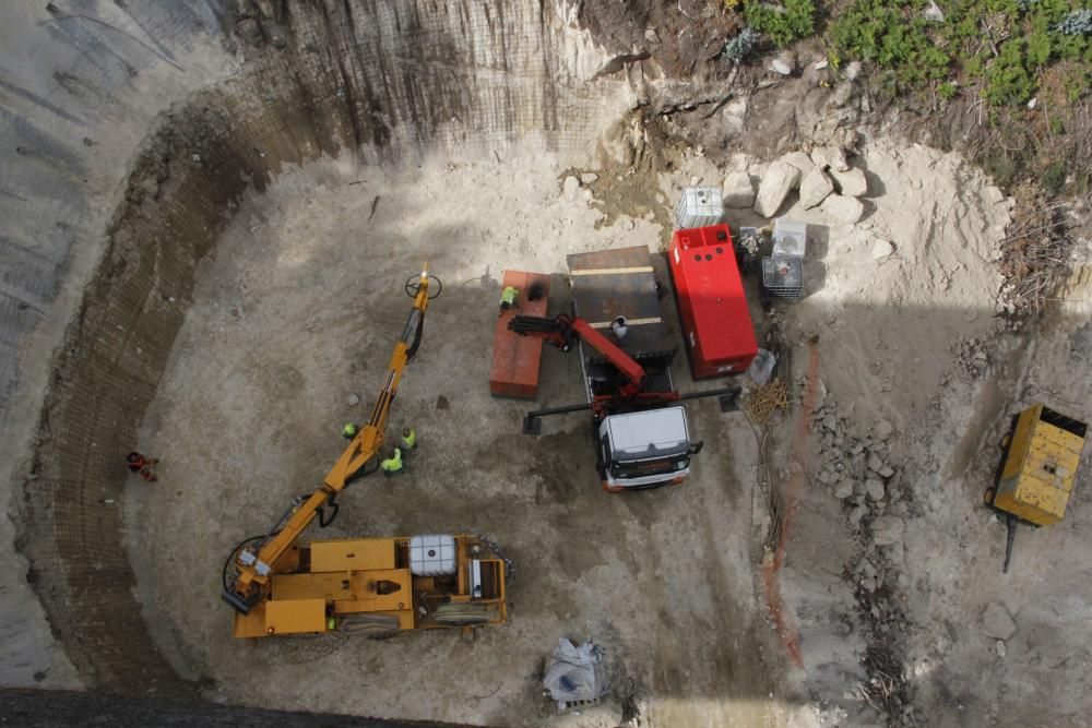 Autovía do Morrazo | Los pilares del viaducto de A Fraga escalan al cielo