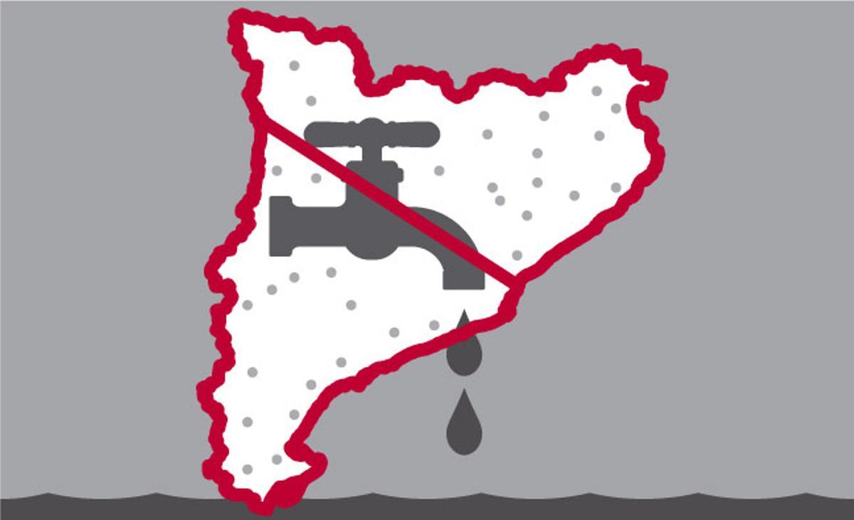 Busca en aquest mapa si el teu municipi gasta més aigua del permès