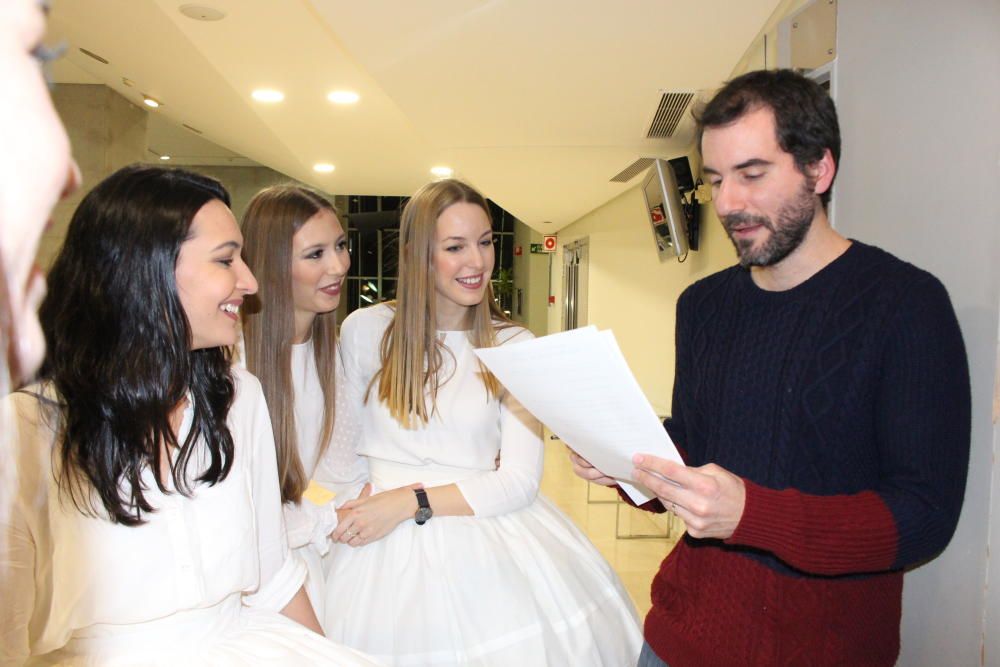 Ensayo de la exaltación de la falleras mayores de València 2019