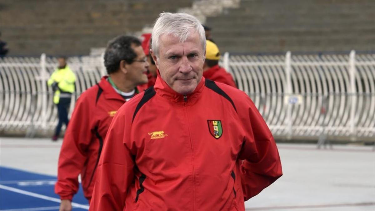 Luis Fernández, en su última experiencia, al frente de la selección de Guinea Ecuatorial