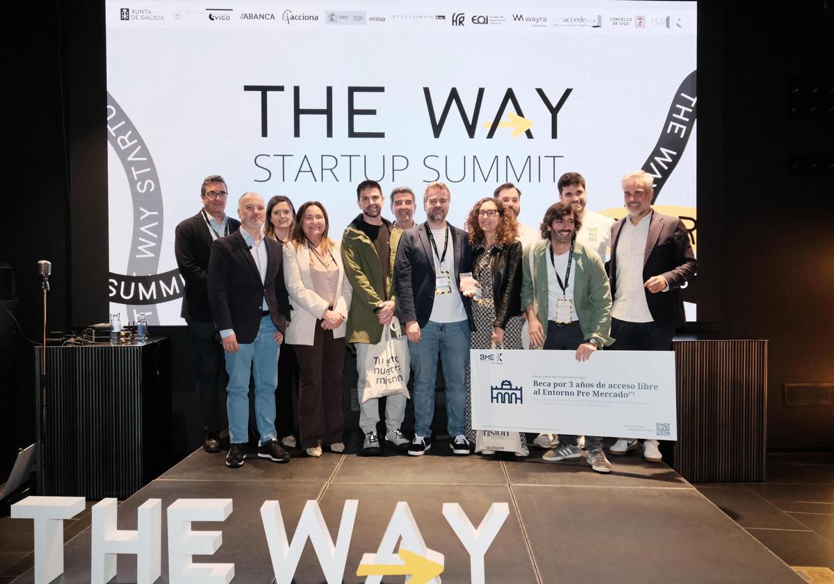 Acto de entrega de premios y clausura de The Way Startup Summit.