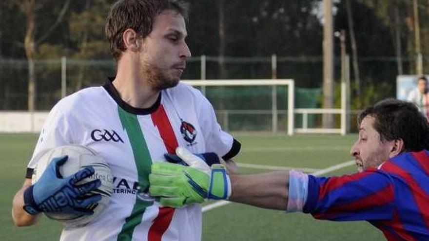 Álex Coto, durante un partido anterior.