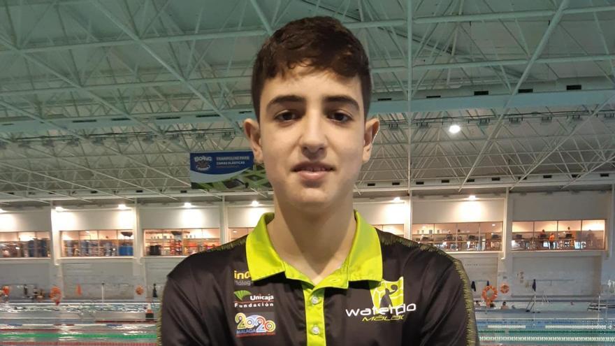 Saúl Granados, jugador cadete del Club Waterpolo Málaga