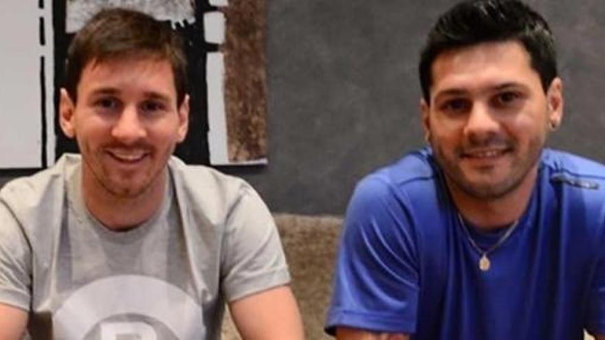 Leo y Matías Messi.