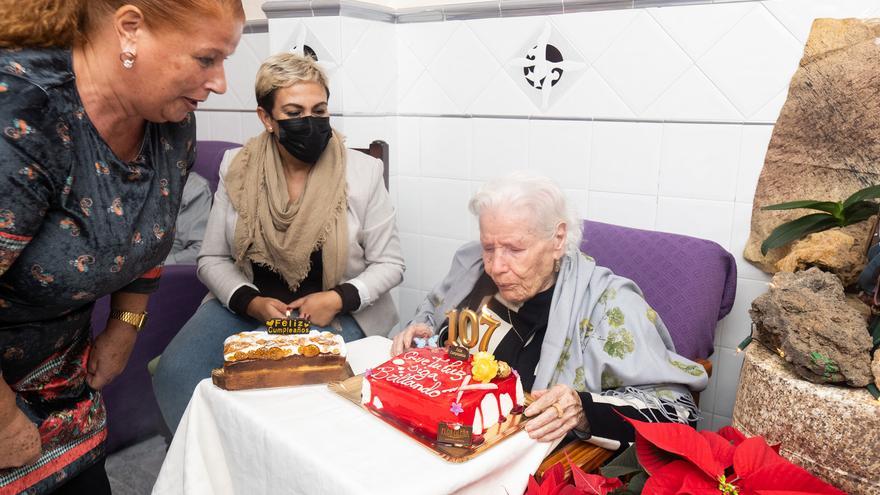 La mujer más longeva del sureste, Agustina García, cumple 107 años