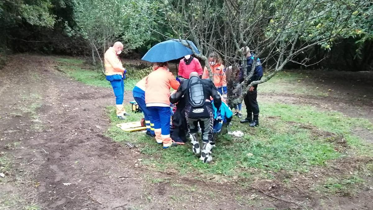 El herido es un joven de la localidad // FdV