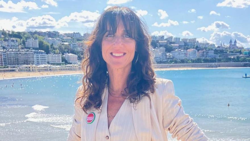 Bruna Hernando, en San Sebastián.