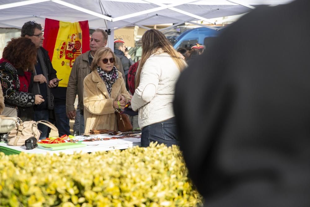 Enfrontament a Blanes entre antifeixistes i simpatitzants de Vox a Blanes