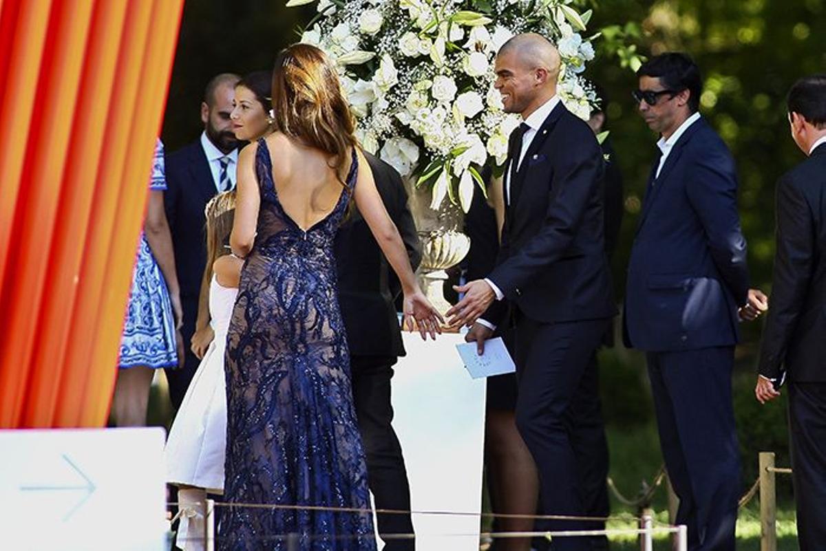 Pepe, durante la boda de Jorge Mendes