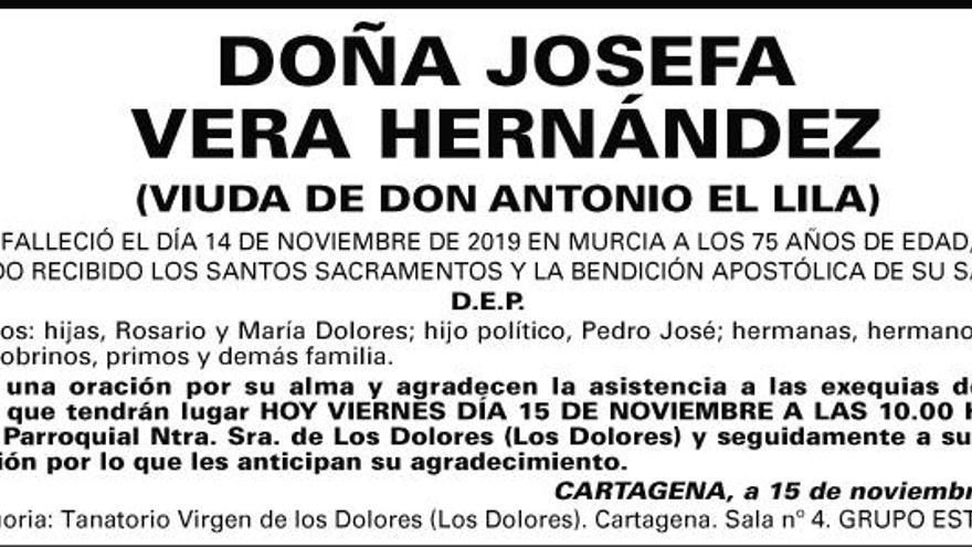 Dª Josefa Vera Hernández