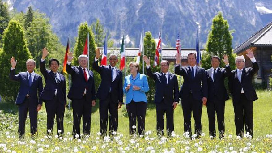 Merkel y Obama, amigos y aliados, en la cumbre del G-7 en Baviera