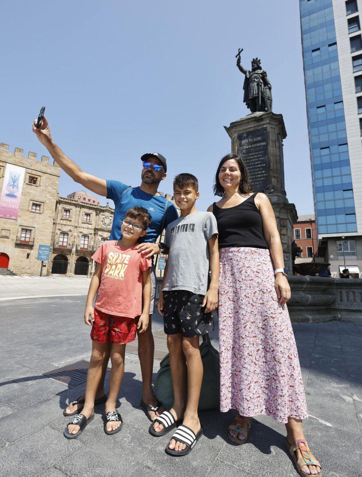 Gijón, plató para "selfies"