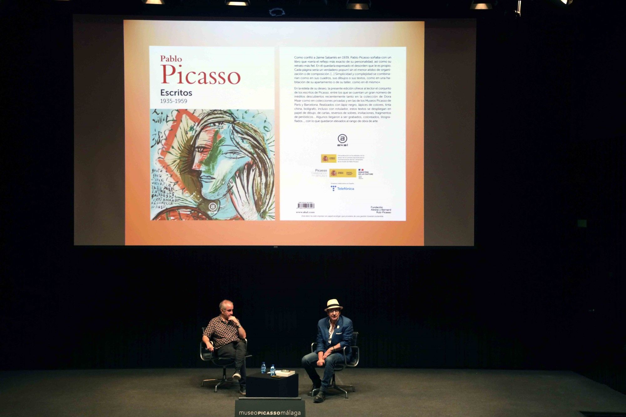 Presentación del libro 'Picasso. Escritos 1935-1959', en el Museo Picasso Málaga