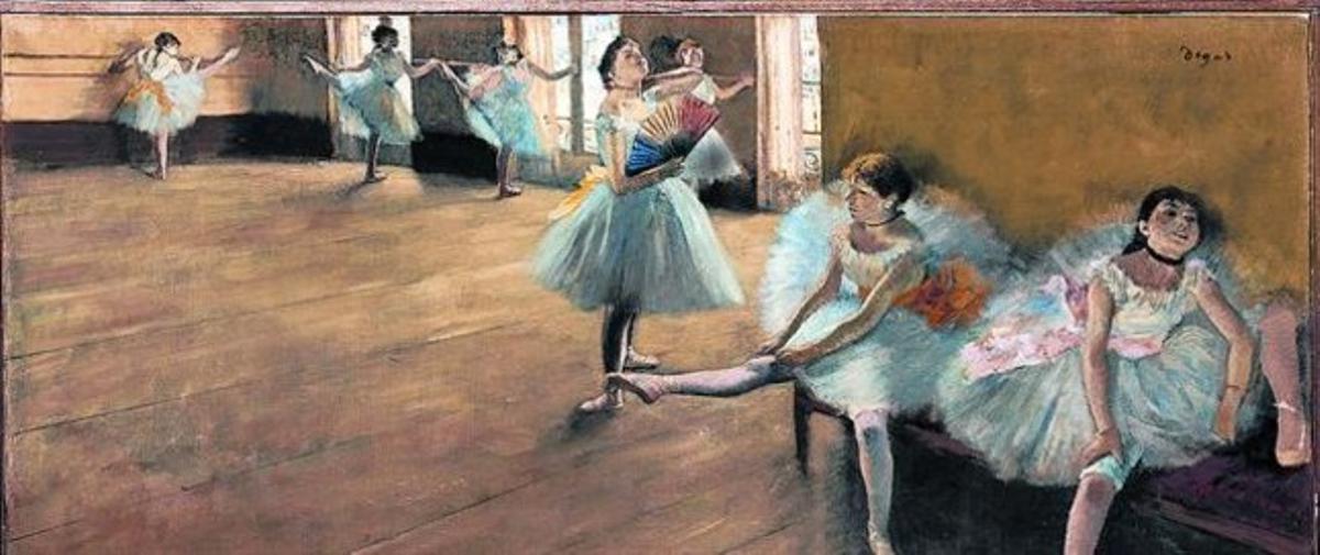 Classe de dansa, de Degas.