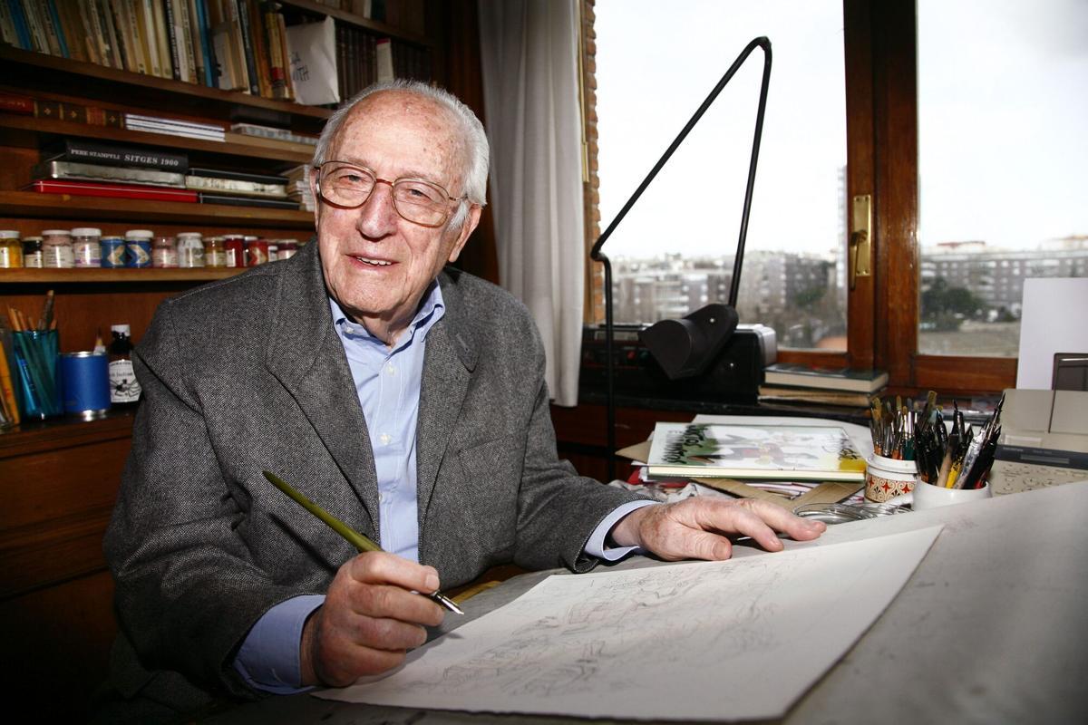 02/12/2011 Antonio Mingote. El Rey ha concedido el título de Marqués de Daroca al dibujante, escritor y académico Antonio Mingote en reconocimiento a su "destacada, aguda y creativa trayectoria profesional", informa este viernes el Boletín Oficial del Estado (BOE). ESPAÑA CULTURA EUROPA antonio mingote. DIBUJANTES. HUMORISTAS. CRONISTAS GRAFICOS. GRAFISTAS