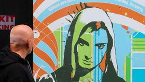 Mural en homenaje a Sinéad O’Connor