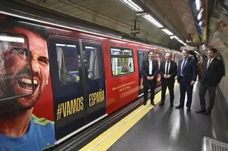 Metro de Madrid dedica un tren a la selección para apoyar a España en el Mundial 2026