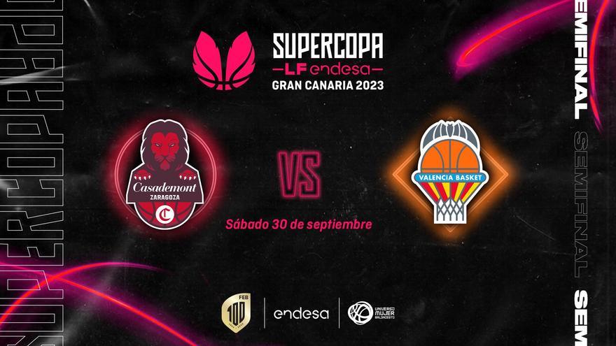 El Valencia Basket será el rival del Casademont en la Supercopa