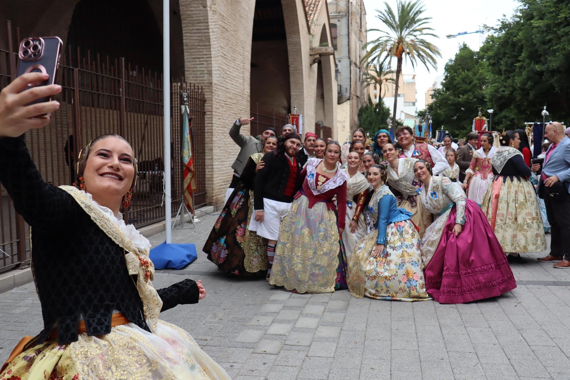 Las comisiones el Marítim, protagonistas en el Homenaje a la Senyera